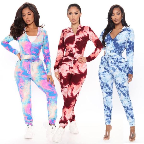 cm.yaya active tie dye women's set hooded track jacket jogger pant set sporty tracksuit fitness two piece matching outfits, Gray
cm.yaya active tie dye women's set hooded track jacket jogger pant set sporty tracksuit fitness two piece matching outfits, Gray