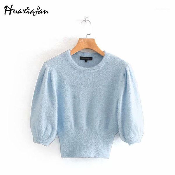 huaxiafan women sweaters solid knitted pullover short chic sweaters puff half sleeve stretchy female autumn winter sweater1, White;black
huaxiafan women sweaters solid knitted pullover short chic sweaters puff half sleeve stretchy female autumn winter sweater1, White;black