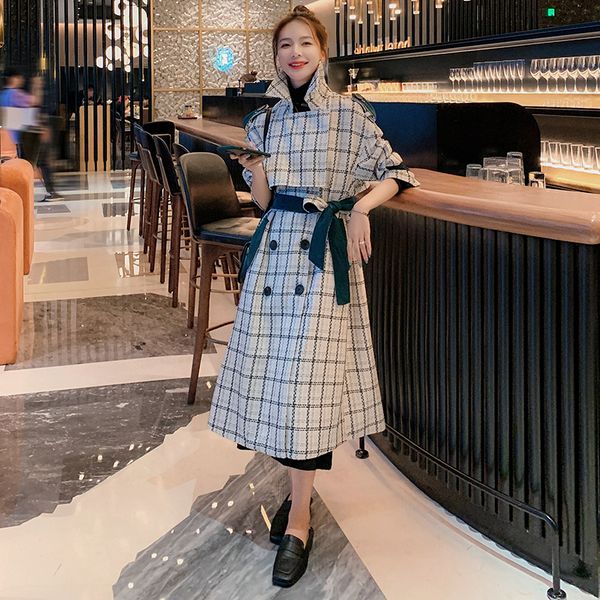2021 new women's wool coat winter thicken thick retro fashion double-breasted new lapel jacket d2 z809, Black
2021 new women's wool coat winter thicken thick retro fashion double-breasted new lapel jacket d2 z809, Black