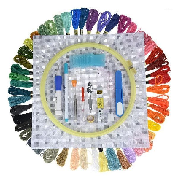 embroidery circles set embroidery thread 50 colors sewing tool adjustable skein punch needle stitching kit1, Black
embroidery circles set embroidery thread 50 colors sewing tool adjustable skein punch needle stitching kit1, Black
