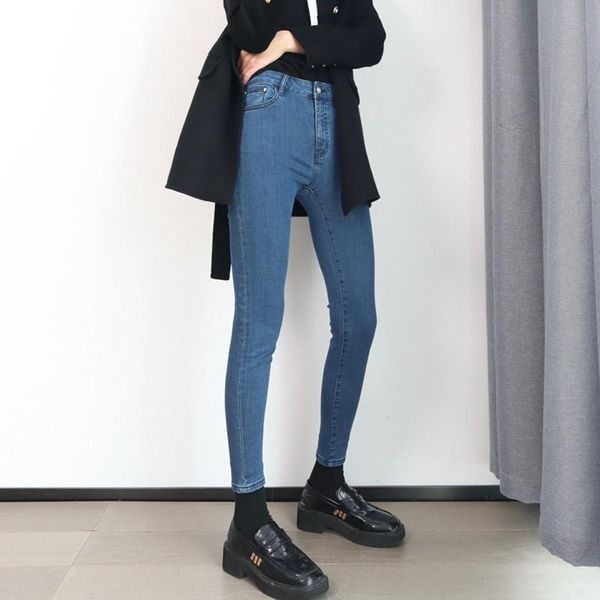 quality 20 new winter dress fabric elasticity for warm show thin pencil feet pants tight jeans, Blue
quality 20 new winter dress fabric elasticity for warm show thin pencil feet pants tight jeans, Blue