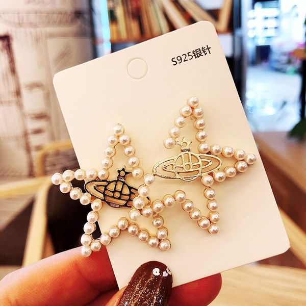 personality earring for female jewelry 2020 new arrival simulated-pearl classic star women dangle earrings pentagonal female earrings, Silver
personality earring for female jewelry 2020 new arrival simulated-pearl classic star women dangle earrings pentagonal female earrings, Silver