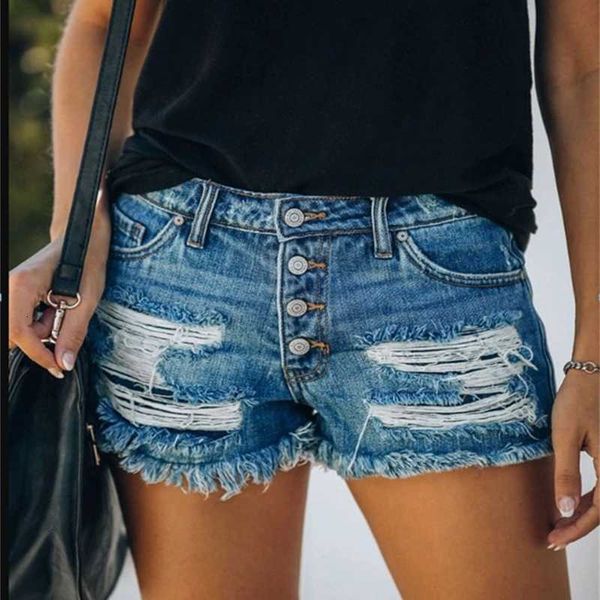 yi3055# fashion trend new summer perforated tassel jeans shorts women's pants, White;black
yi3055# fashion trend new summer perforated tassel jeans shorts women's pants, White;black