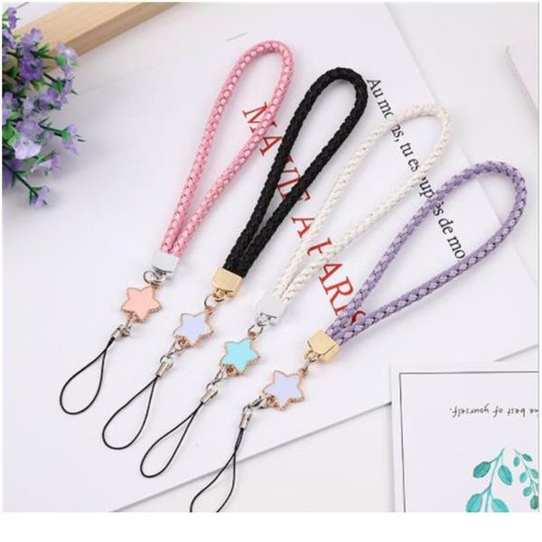 shellnail woven leather pentagram mobile phone lanyard star shape woven bracelet short keychain rope id lanyard key phon jllchs
shellnail woven leather pentagram mobile phone lanyard star shape woven bracelet short keychain rope id lanyard key phon jllchs