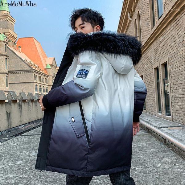 aremomuwha winter cotton men's long section thick gradient color cotton clothing student jacket men's winter coat clothes qx13871, Black
aremomuwha winter cotton men's long section thick gradient color cotton clothing student jacket men's winter coat clothes qx13871, Black