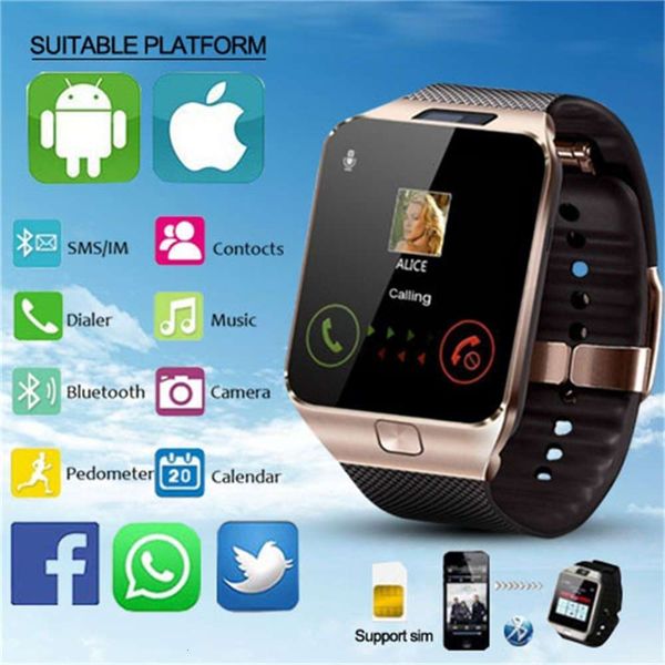 dz09 - intelligent gold men's sports watch, led electronic wristband, pedometer, mobile phone, androi
dz09 - intelligent gold men's sports watch, led electronic wristband, pedometer, mobile phone, androi