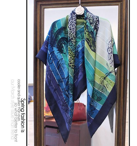 scarves fashion jungle love leopard print lady high grade silk cashmere scarf luxurious multi shawl tippet yr57, Blue;gray
scarves fashion jungle love leopard print lady high grade silk cashmere scarf luxurious multi shawl tippet yr57, Blue;gray