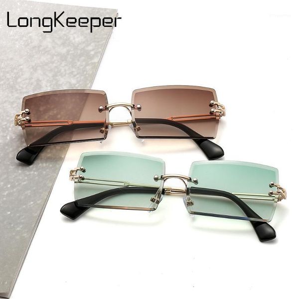 longkeeper small rectangle sunglasses women rimless square sun glasses for ladies 2020 summer style female uv400 green brown1, White;black
longkeeper small rectangle sunglasses women rimless square sun glasses for ladies 2020 summer style female uv400 green brown1, White;black