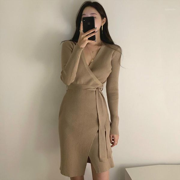 yocalor drawstring split slim fit dress chic cross slim waist knitted dresses women 2020 v-neck simple femme vestidos1, Black;gray
yocalor drawstring split slim fit dress chic cross slim waist knitted dresses women 2020 v-neck simple femme vestidos1, Black;gray