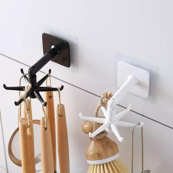hooks & rails 360° rotating folding hook shelf rotate holder hang kitchen bathroom storage rack organizer universal home
hooks & rails 360° rotating folding hook shelf rotate holder hang kitchen bathroom storage rack organizer universal home
