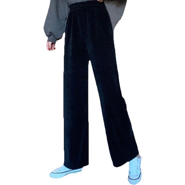 women's pants & capris autumn winter 2021 black drape retro casual corduroy high waist loose straight wide leg women trousers 38a, Black;white
women's pants & capris autumn winter 2021 black drape retro casual corduroy high waist loose straight wide leg women trousers 38a, Black;white