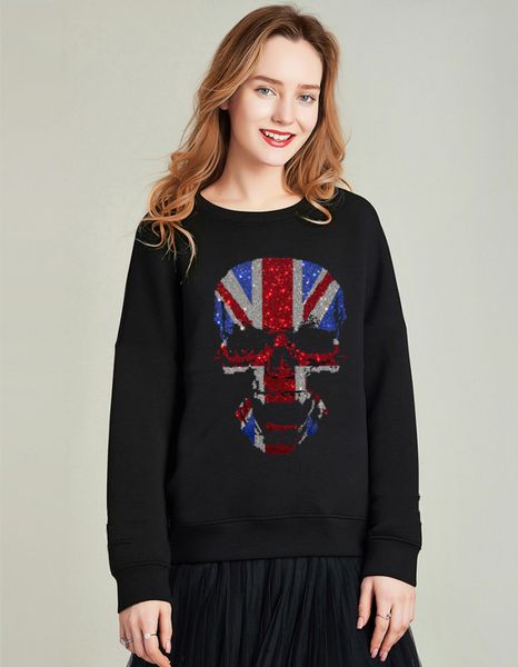 2020 female strass hoodies autumn diamond with hoodie long sleeve sweater plus size 074r, Black
2020 female strass hoodies autumn diamond with hoodie long sleeve sweater plus size 074r, Black