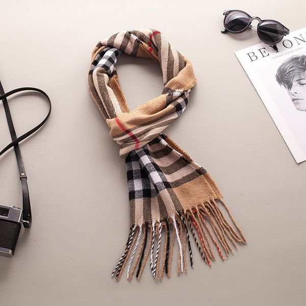 imitation cashmere scarf korean double sided versatile autumn winter bib tassel plaid warm men's and women's shawl, Blue;gray
imitation cashmere scarf korean double sided versatile autumn winter bib tassel plaid warm men's and women's shawl, Blue;gray