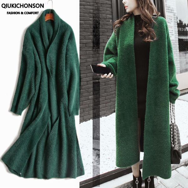 synthetic mink cashmere sweater women winter coat batwing sleeve knitted long cardigan thick plus size fluffy sweaters y200722, White;black
synthetic mink cashmere sweater women winter coat batwing sleeve knitted long cardigan thick plus size fluffy sweaters y200722, White;black