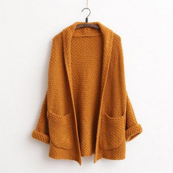 women's sweaters wholesale-long 2021 women fashion autumn winter cardigans sweater pocket batwing sleeve thick casual knitted long card, White;black
women's sweaters wholesale-long 2021 women fashion autumn winter cardigans sweater pocket batwing sleeve thick casual knitted long card, White;black
