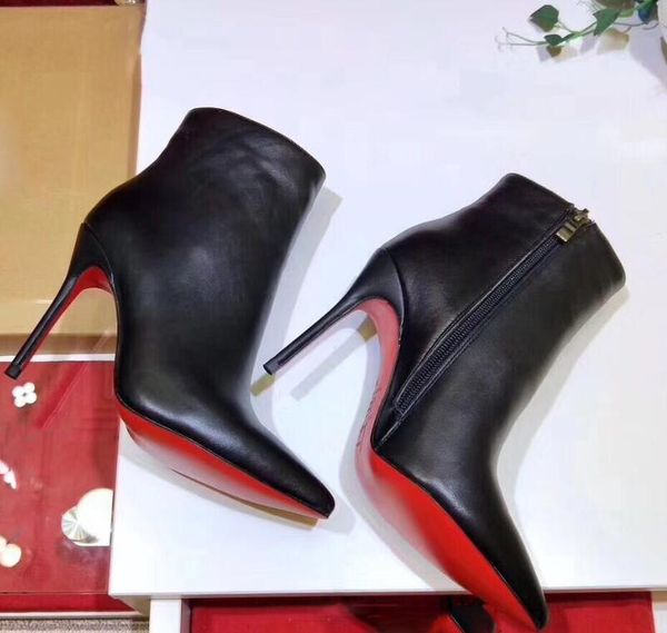fashion luxury red bottom high heels spikes boots designer boots black high heels ankle boots womens snake skin winter shoes good quality
fashion luxury red bottom high heels spikes boots designer boots black high heels ankle boots womens snake skin winter shoes good quality