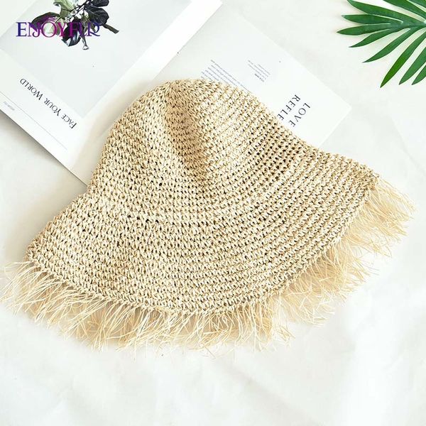enjoyfur summer straw sun hats women fashion wide brim beach hats uv protection female shade hat chapeu feminino c0123, Blue;gray
enjoyfur summer straw sun hats women fashion wide brim beach hats uv protection female shade hat chapeu feminino c0123, Blue;gray
