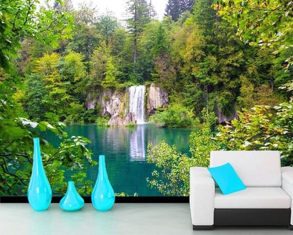 papel de parede waterfall through the trees forest lake 3d wallpaper,living room tv wall bedroom wall papers home decor mural1
papel de parede waterfall through the trees forest lake 3d wallpaper,living room tv wall bedroom wall papers home decor mural1