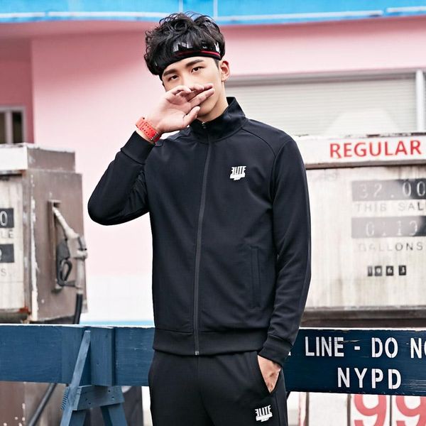 361 sportswear men's 2021 autumn running long casual wear two piece sweater sportswear, White;black
361 sportswear men's 2021 autumn running long casual wear two piece sweater sportswear, White;black