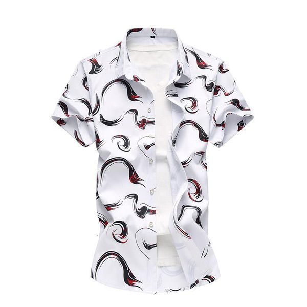 new summer korea men shirts fashion printing male casual short sleeve button shirts cool breathable men's clothing 5xl 6xl, White;black
new summer korea men shirts fashion printing male casual short sleeve button shirts cool breathable men's clothing 5xl 6xl, White;black