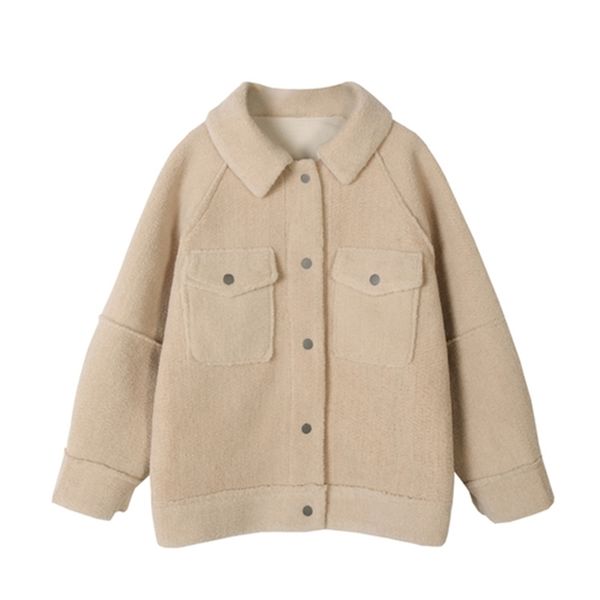 2021 new 2021 early spring anti sheepskin female new plush coat shirt jacket 3ar2, Black;brown
2021 new 2021 early spring anti sheepskin female new plush coat shirt jacket 3ar2, Black;brown