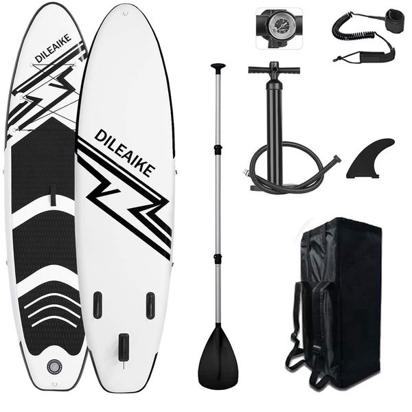 10' Sup Stand Up Paddle Board 305x76x15cm, Surfboard. Surf Board, Bag, Paddle, Fin, Air Pump, Repair Kit, Foot Leash