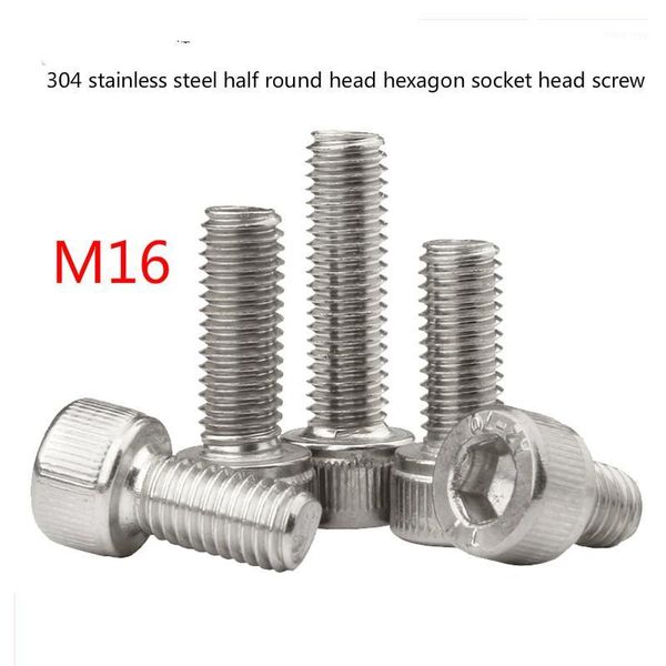 304 stainless steel cup head hexagon socket screw cylindrical head screw knurled bolt hm extended national standard m161
304 stainless steel cup head hexagon socket screw cylindrical head screw knurled bolt hm extended national standard m161