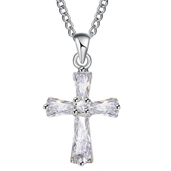 doreenbeads fashion pendant necklace gold link chain white rhinestone cross pendant romantic accessories,1 piece, Silver
doreenbeads fashion pendant necklace gold link chain white rhinestone cross pendant romantic accessories,1 piece, Silver