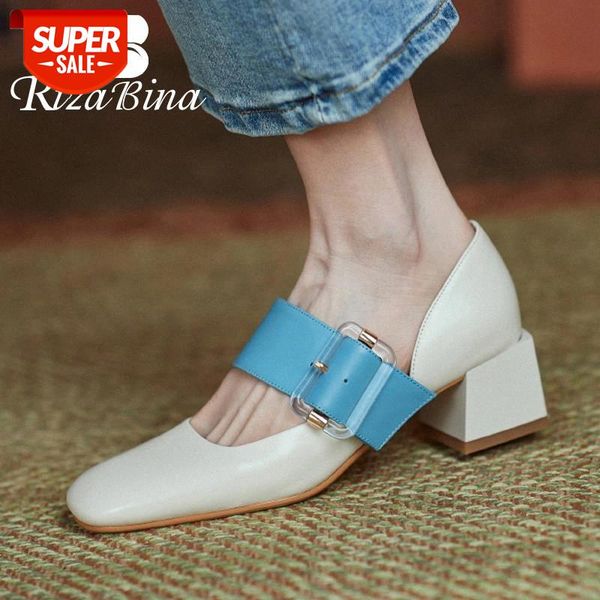 rizabina size 33-40 fashion women pumps square toe buckle strap mixed color thick heels sweet ladies footwear party shoes #tp7f
rizabina size 33-40 fashion women pumps square toe buckle strap mixed color thick heels sweet ladies footwear party shoes #tp7f
