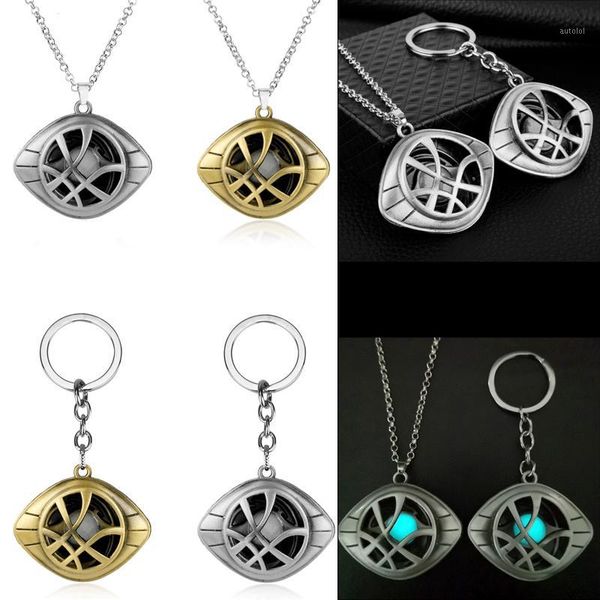 infinity war strange pendant necklace luminous eye of agamotto metal keyring key chains jewelry accessories1, Silver
infinity war strange pendant necklace luminous eye of agamotto metal keyring key chains jewelry accessories1, Silver