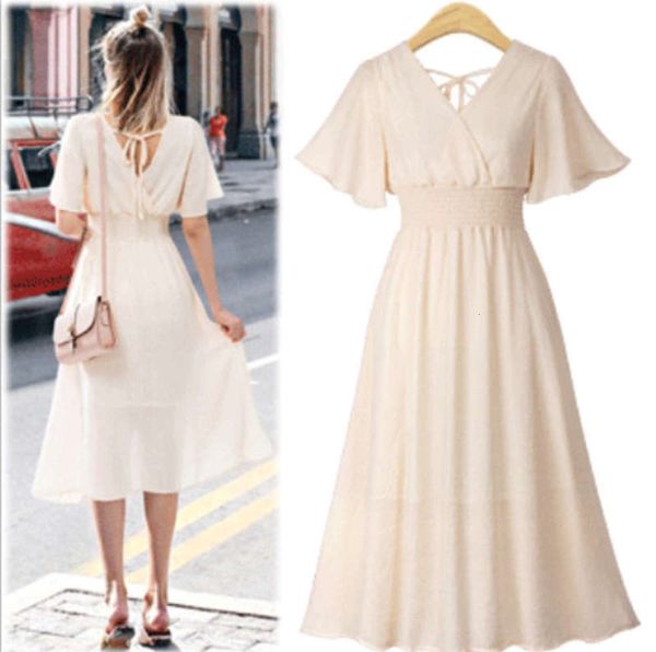 waisted large summer new style slim short sleeve chiffon dress long skirt, Black;gray
waisted large summer new style slim short sleeve chiffon dress long skirt, Black;gray