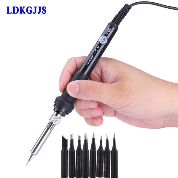 hand & power tool accessories 110v/220v 60w electric soldering iron adjustable temperature gun rework welding repair tools + 8pcs solder tip
hand & power tool accessories 110v/220v 60w electric soldering iron adjustable temperature gun rework welding repair tools + 8pcs solder tip