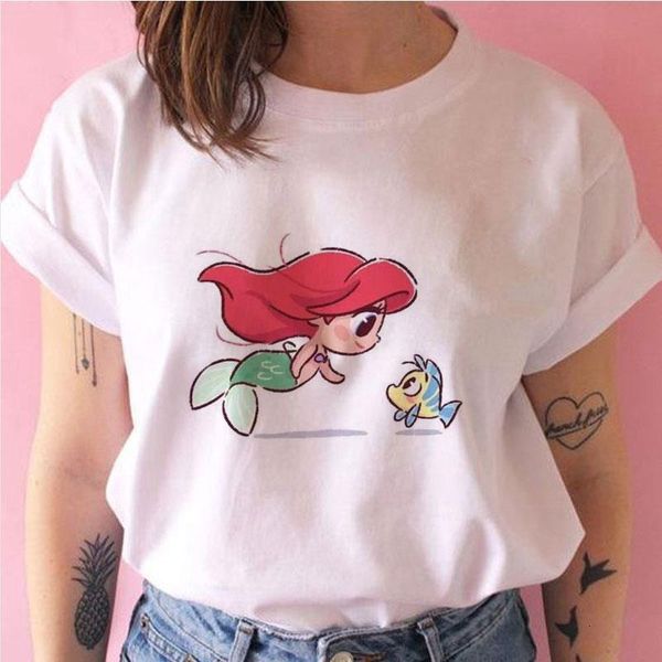 summer kawaii mermaid princess funny cartoon t-shirt women harajuku ullzang t shirt graphic white tshirt anime female tees
summer kawaii mermaid princess funny cartoon t-shirt women harajuku ullzang t shirt graphic white tshirt anime female tees