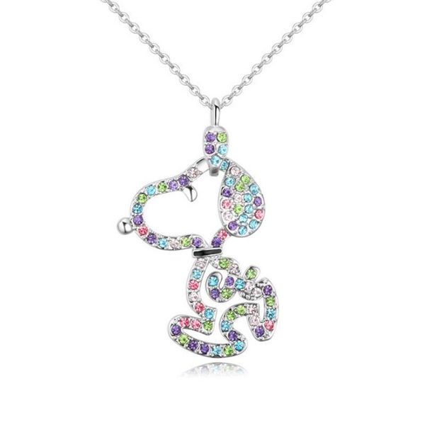 2020 pendant necklace cute happy dog necklace for girls gift from crystals ing, Silver
2020 pendant necklace cute happy dog necklace for girls gift from crystals ing, Silver