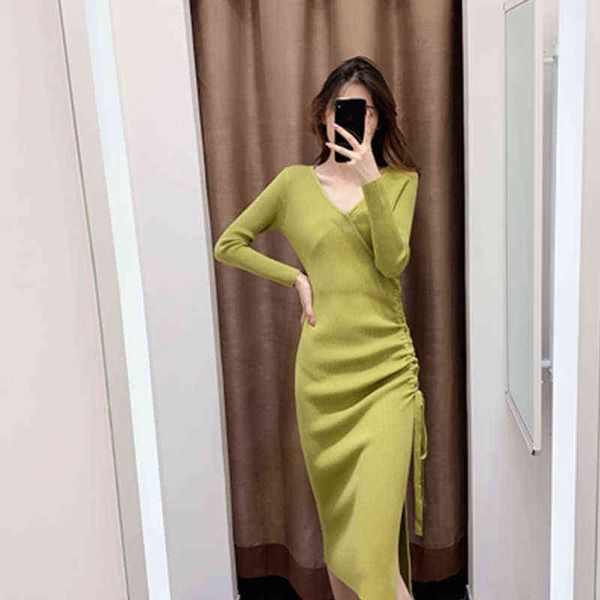woman casual dresses knitted autumn and winter temperament godds style drawstring dign feeling bottomed wool dresses over the knee long skir, Black;gray
woman casual dresses knitted autumn and winter temperament godds style drawstring dign feeling bottomed wool dresses over the knee long skir, Black;gray