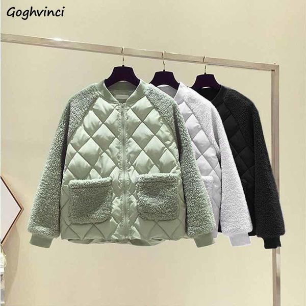 short style parkas women patchwork winter lambswool korean style large size 3xl chic outwear polyester-padded bread coats new, Black
short style parkas women patchwork winter lambswool korean style large size 3xl chic outwear polyester-padded bread coats new, Black