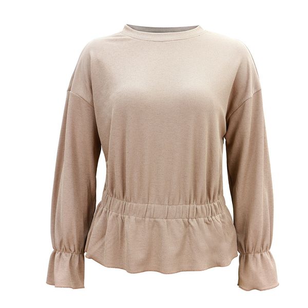 2021 new women's long solid to neck full length sleeves frilly fine feminine fit office lady spring clothes ld51, White
2021 new women's long solid to neck full length sleeves frilly fine feminine fit office lady spring clothes ld51, White