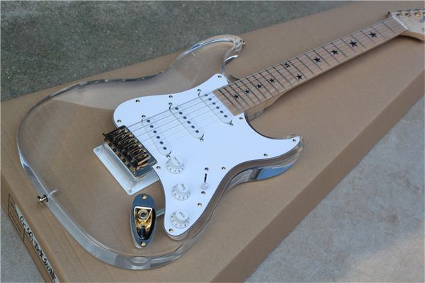 flyoung st crystal electric guitar plexiglass acrylic body maple fingerboard five star product
flyoung st crystal electric guitar plexiglass acrylic body maple fingerboard five star product