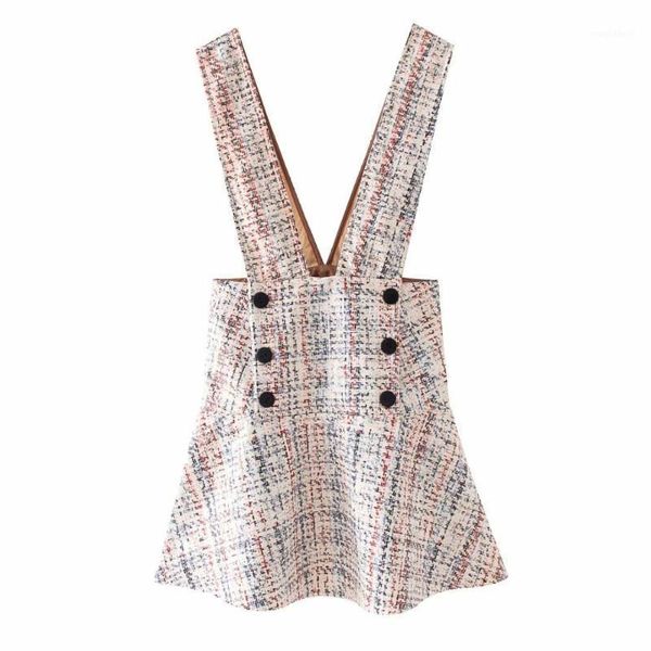 new women vintage houndstooth print overall dress ladies buttons decoration casual strap vestidos chic casual dresses ds35481, Black;gray
new women vintage houndstooth print overall dress ladies buttons decoration casual strap vestidos chic casual dresses ds35481, Black;gray