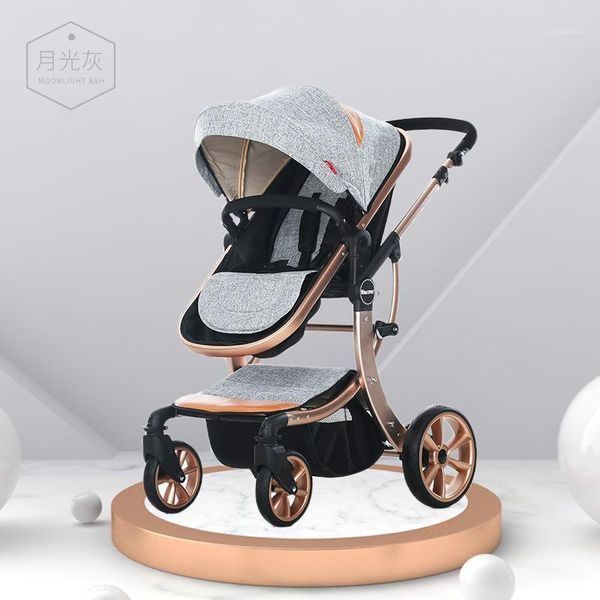 strollers# high landscape luxury aluminum alloy baby stroller can sit reclining two-way born carriage travel pram 0-3y1
strollers# high landscape luxury aluminum alloy baby stroller can sit reclining two-way born carriage travel pram 0-3y1