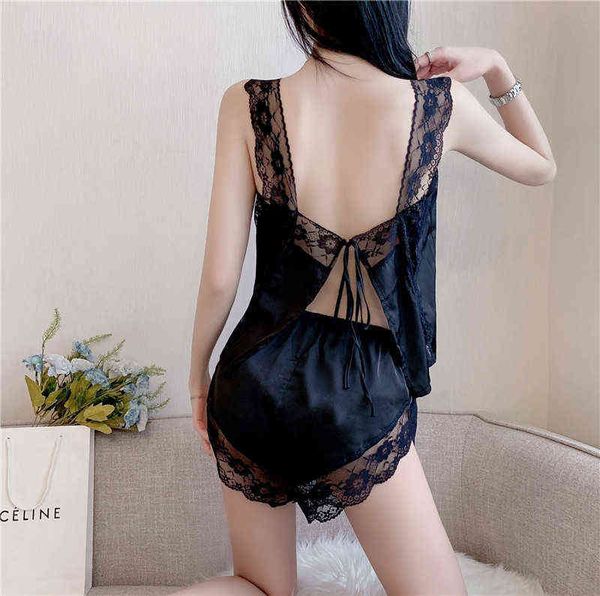 make firm offers nightwear ice silk bud silk condole belt chinese-style chest covering shorts two-piece leisurewear suit th 220105, Red;black
make firm offers nightwear ice silk bud silk condole belt chinese-style chest covering shorts two-piece leisurewear suit th 220105, Red;black