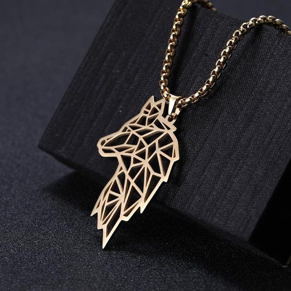 dawapara fashion men necklace stainless steel animal hollow woof cut off pendant necklaces vacuum plating gold boyfriend gift, Silver
dawapara fashion men necklace stainless steel animal hollow woof cut off pendant necklaces vacuum plating gold boyfriend gift, Silver
