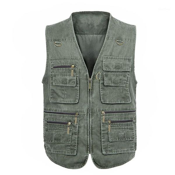 wholesale- 2016 new men's large size 5xl jacket denim vest casual multi-pocket waistcoat pgraphy plus size1, Black;white
wholesale- 2016 new men's large size 5xl jacket denim vest casual multi-pocket waistcoat pgraphy plus size1, Black;white