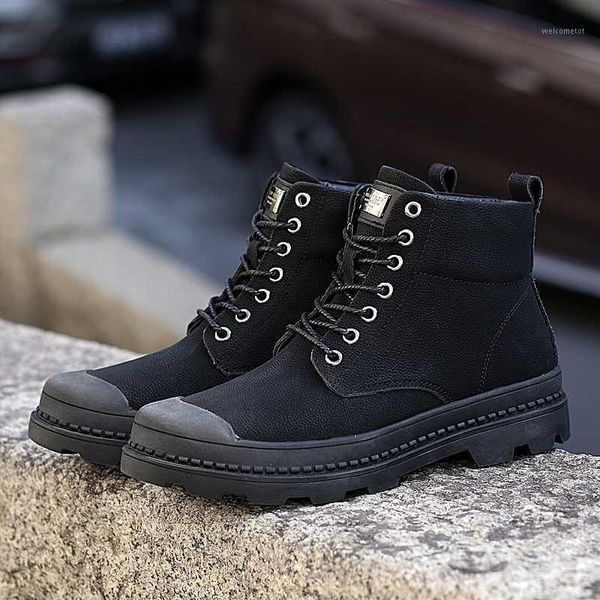 emosewa autumn winter new leather ankle snow men boots shoes motorcycle with fur plush warm vintage classic male casual booties1, Black
emosewa autumn winter new leather ankle snow men boots shoes motorcycle with fur plush warm vintage classic male casual booties1, Black