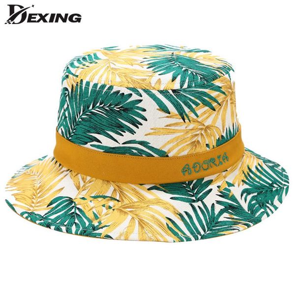 cloches holiday fisherman hat tropical leaves print bucket for men women travel panama sun fishing casual hats, Blue;gray
cloches holiday fisherman hat tropical leaves print bucket for men women travel panama sun fishing casual hats, Blue;gray