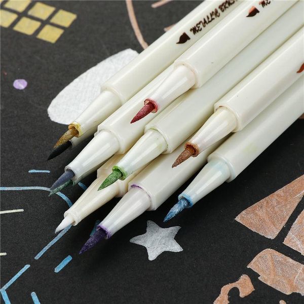 colort sta металлический маркер ручка школьные искусства поставляет scrapbooking crafts мягкая щетка ручка fineliner постоянные канцелярские, Black;red
colort sta металлический маркер ручка школьные искусства поставляет scrapbooking crafts мягкая щетка ручка fineliner постоянные канцелярские, Black;red