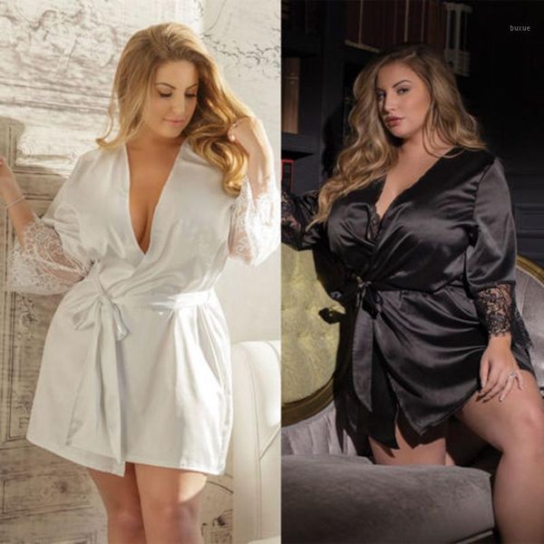 women's sleepwear women sexy-lingerie satin silk babydoll lace robes1, Black;red
women's sleepwear women sexy-lingerie satin silk babydoll lace robes1, Black;red