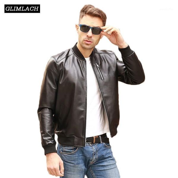 men's leather & faux autumn black aviation genuine bomber jacket men sheepskin real flight slim pilot coats veste cuir homme1
men's leather & faux autumn black aviation genuine bomber jacket men sheepskin real flight slim pilot coats veste cuir homme1