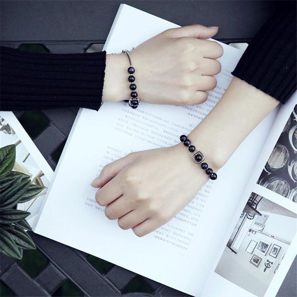simple natural stone beads bracelets for couple lover star moon adjustable bracelets fashion jewelry gift, Golden;silver
simple natural stone beads bracelets for couple lover star moon adjustable bracelets fashion jewelry gift, Golden;silver