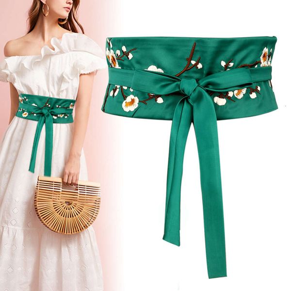 belt decorative women's embroidery wide cloth waist band japanese style versatile tie with dress hanfu shirt, Black;brown
belt decorative women's embroidery wide cloth waist band japanese style versatile tie with dress hanfu shirt, Black;brown